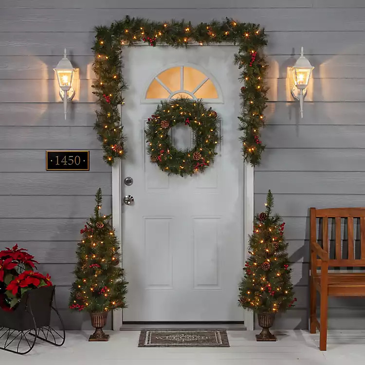 Jefferson Pine 4-pc. Floral Set | Kirklands Home | Kirklands