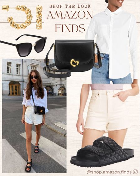 ✨Pinterest Inspired Look✨
-
This light and airy look is perfect for spring, or vacation, styled completely from Amazon.

I love the combo of cream shorts and a white button down paired with contrasting black accessories.

#LTKFind #LTKstyletip #LTKtravel