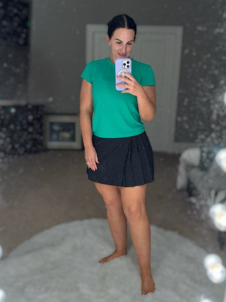 Lulu vibes for a fraction of the price. This tennis skirt is the perfect addition to your summer wardrobe. Comes in 3 colors. Wearing a small  

#LTKfitness #LTKmidsize #LTKover40