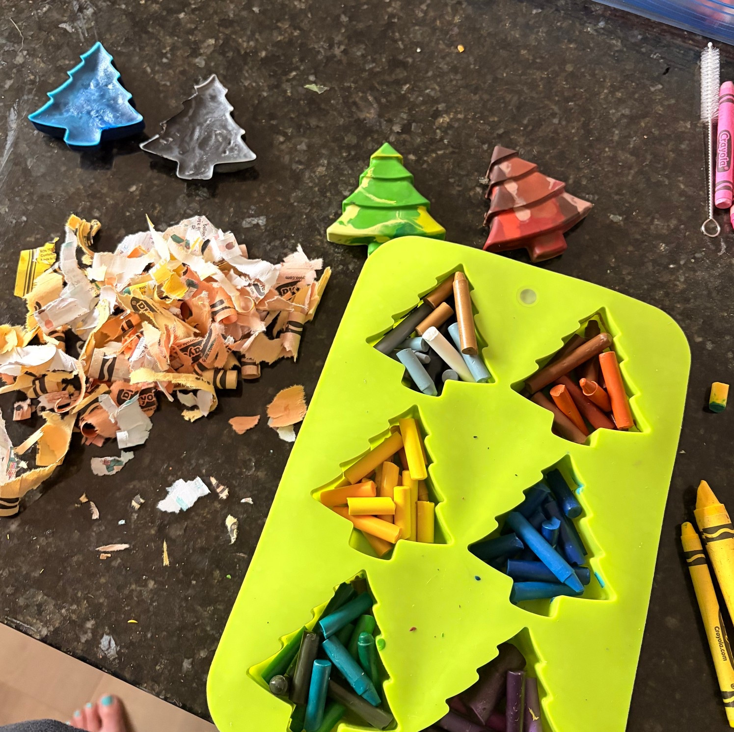 We finally took all the old broken crayons (including from my time working with kids) and melted them down into new crayons! It was so easy and my daughter loved it. 10/10 thanks to these silicone molds


#LTKKids #LTKmomlife #LTKdayinmylife