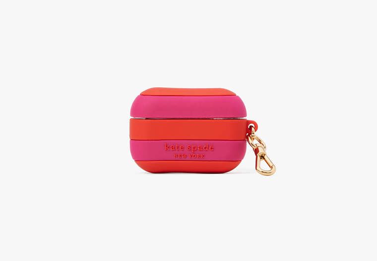 Seaside Striped Silicone Airpods Case | Kate Spade (US)