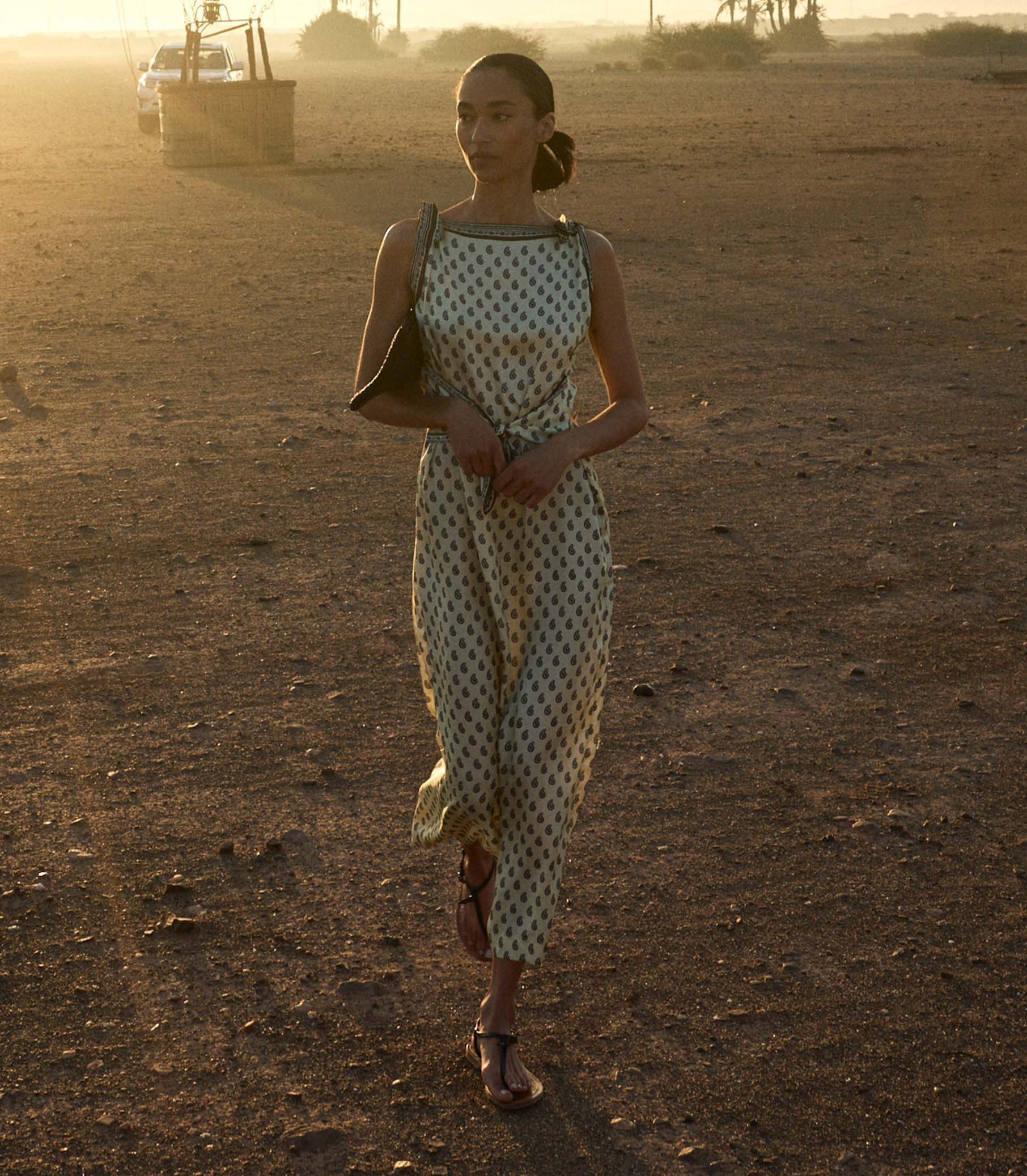 Amorette Dress - Sunlight Taormina Paisley | DÔEN | DOEN