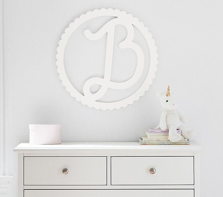 Personalized Scallop Initial | Pottery Barn Kids