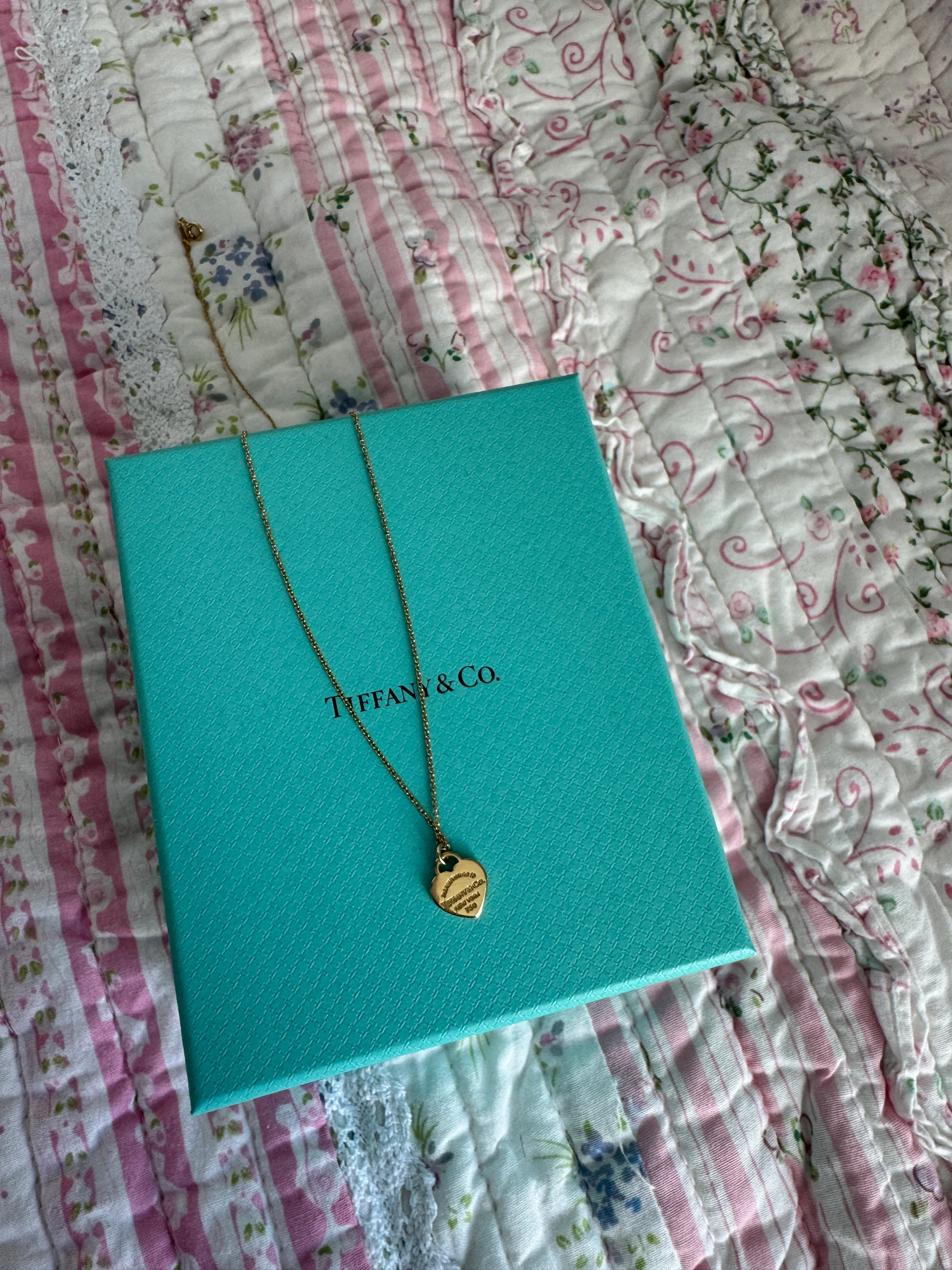 Tiffany Necklace mini gold pendant | Shop Your Darling Style