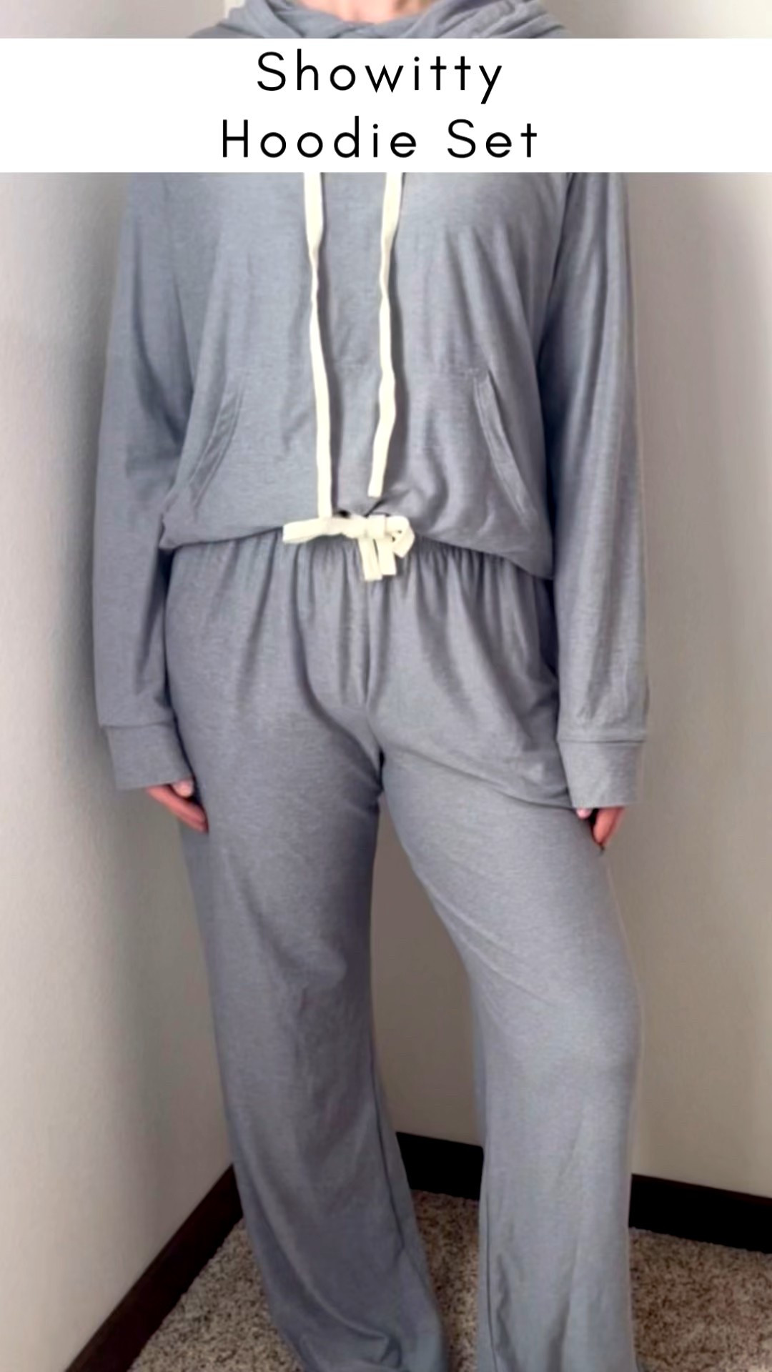 Comfy set. Two piece set. Travel outfit. Casual mom outfit. Errands outfit. Comfy mom outfit. Women’s casual outfit. Sports mom outfit. Women’s hoodie set. Lounge set. Grey set. Black vest. Ugg slippers. Black crossbody bag. Casual sneakers. Seamless underwear. 

#LTKootd #LTKTravel #LTKActive