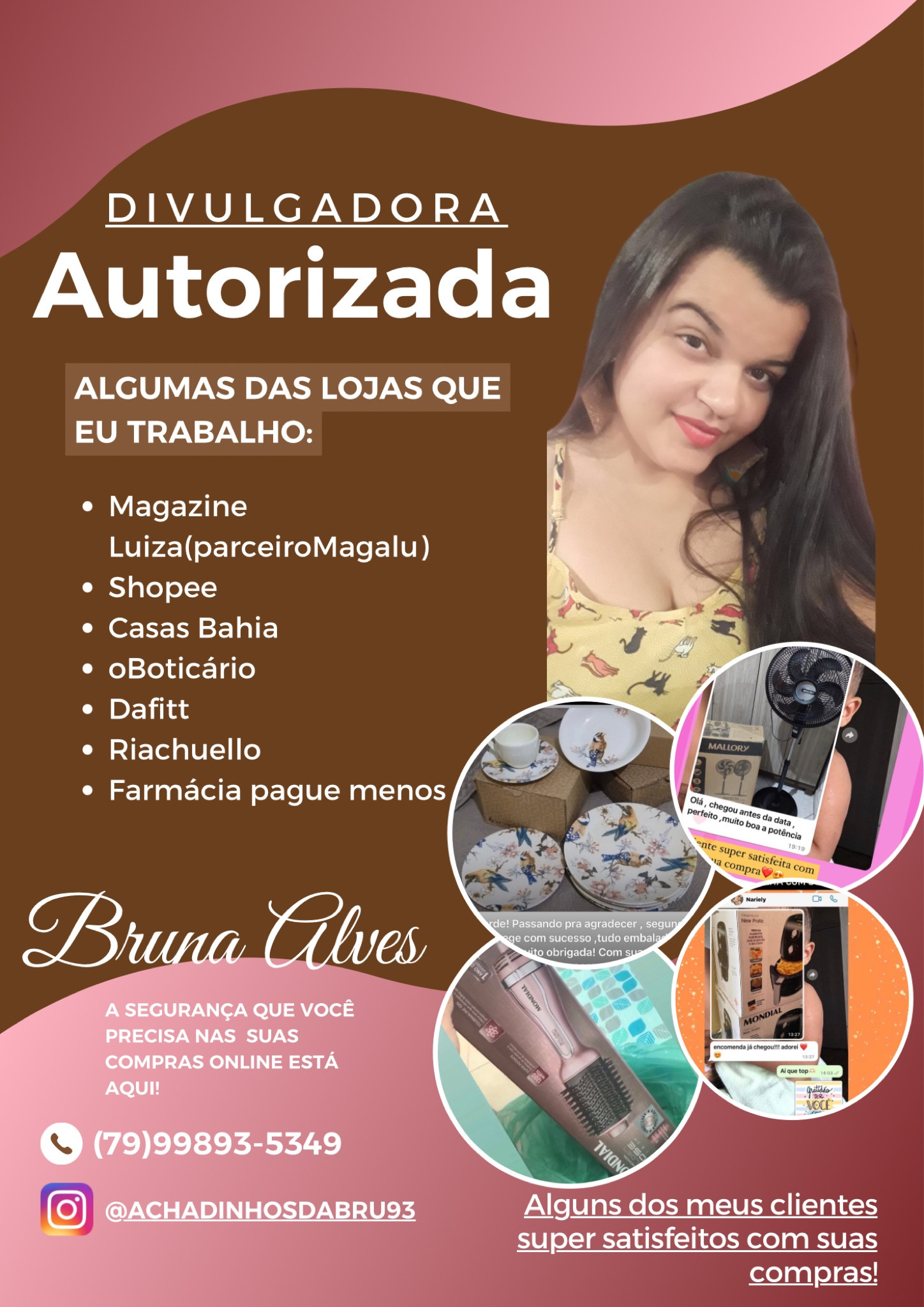 Compre online com segurança.
Me chame no WhatsApp (79)99893-5349.
Participe do meu grupo onde posto todos os dias as melhores promoções , cupons de desconto,Brindes.!


#LTKbrasil