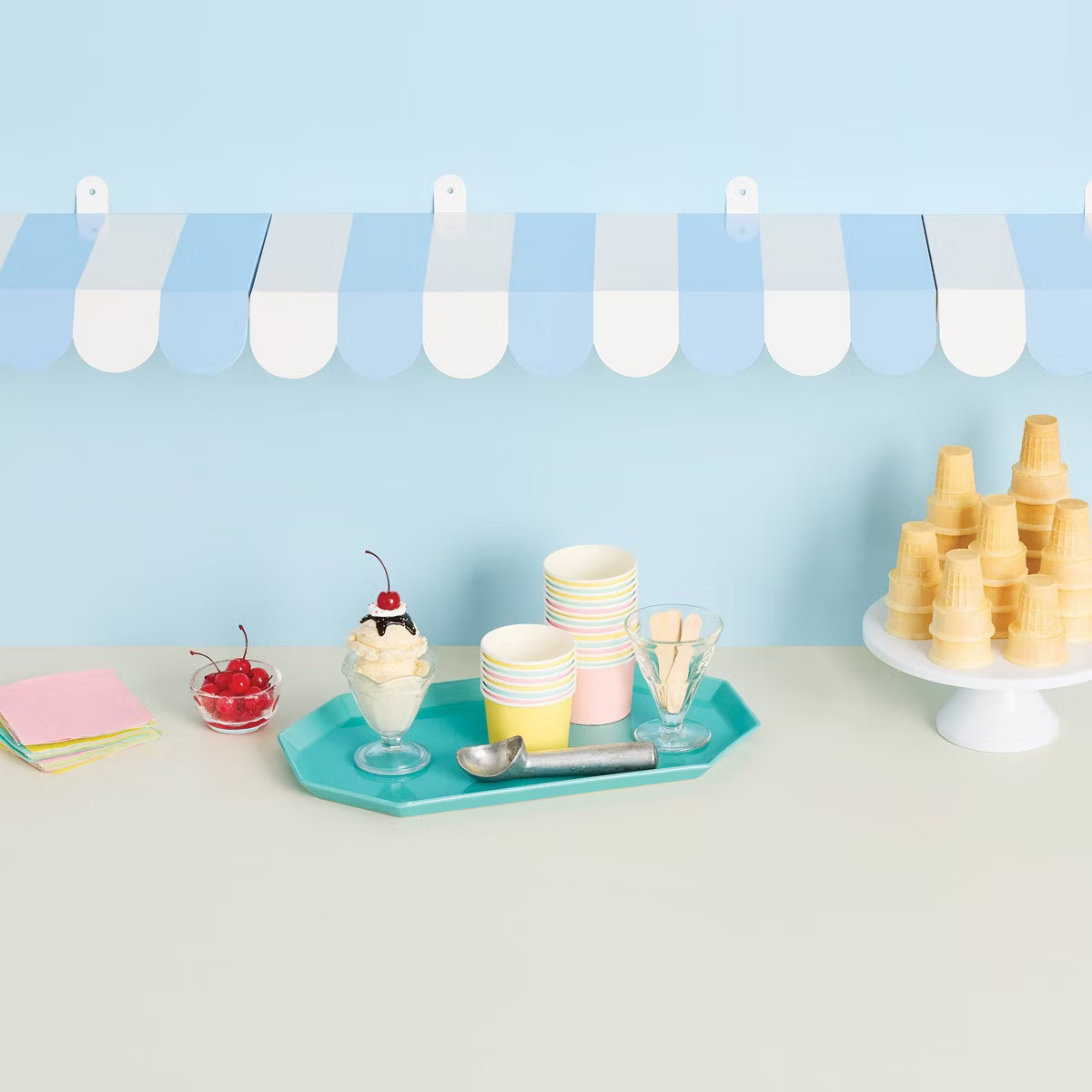 Ice Cream Social Paper Awning - Spritz™ | Target