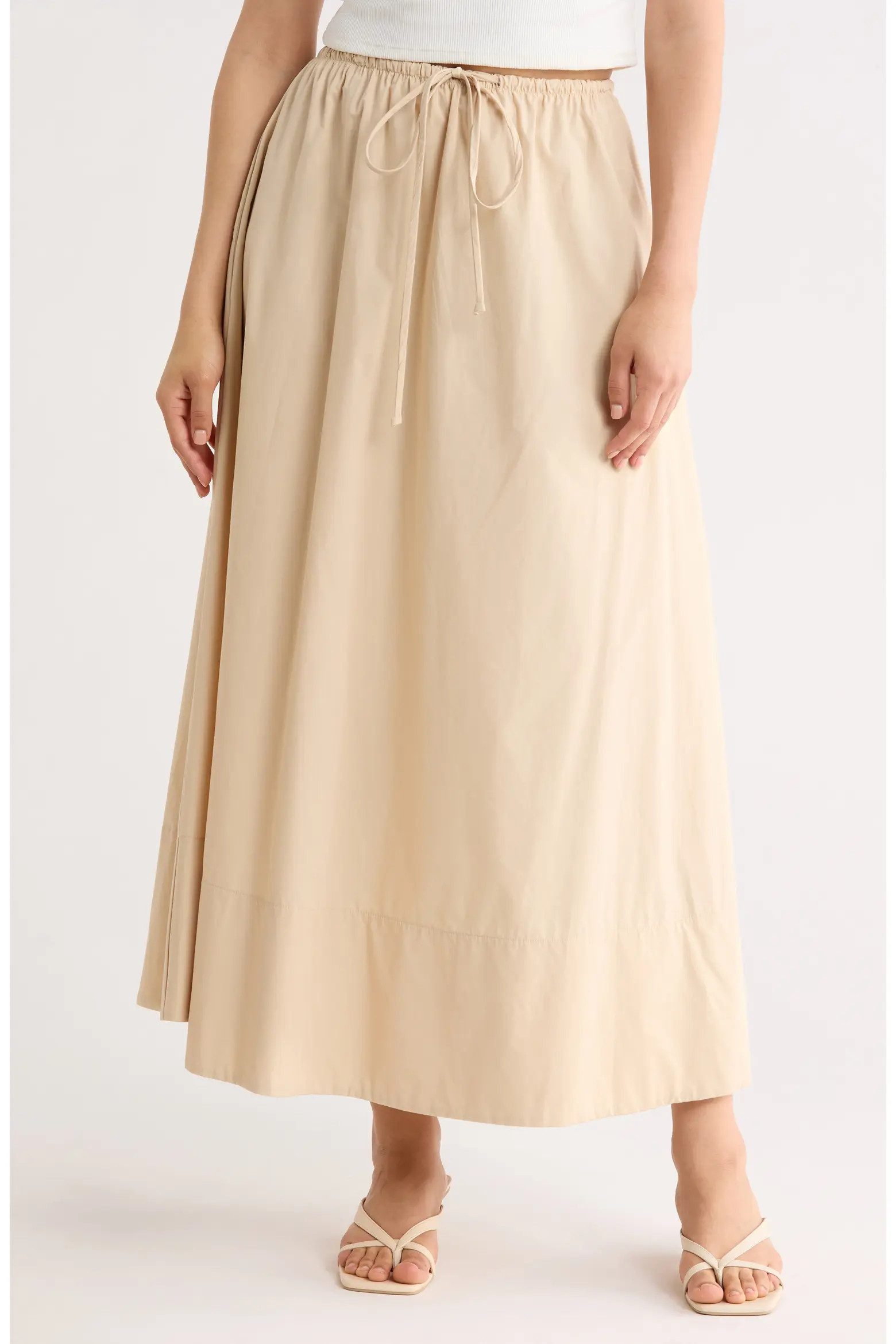 Cotton Poplin Maxi Skirt (Women) | Nordstromrack | Nordstrom Rack