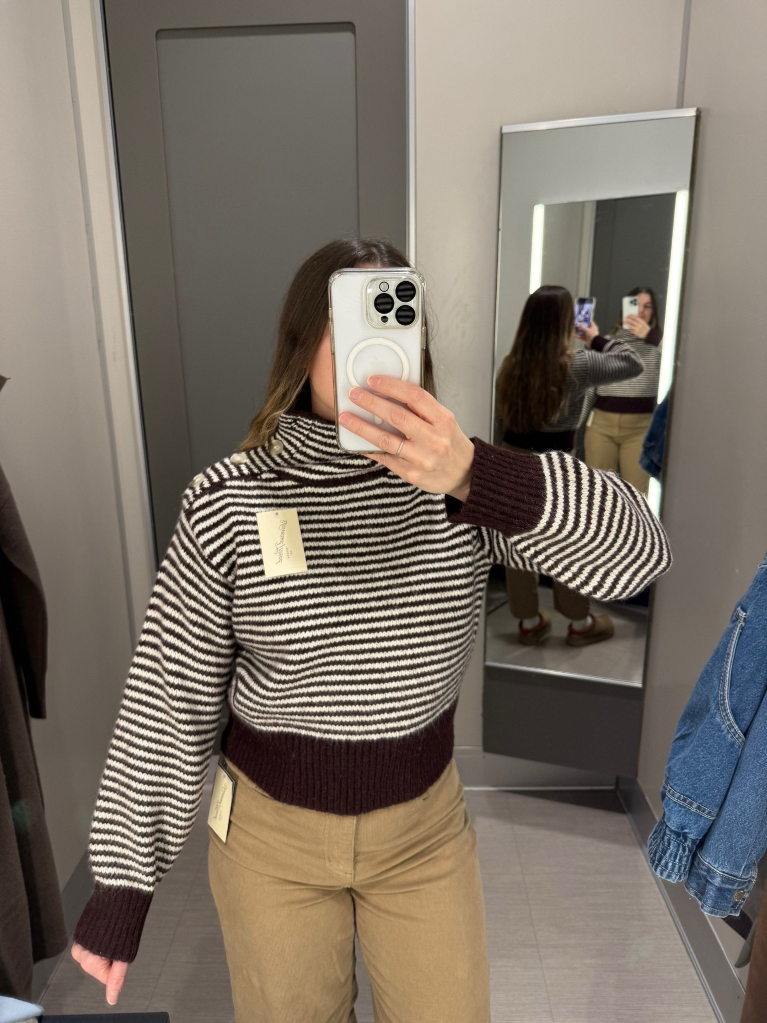 Sweater, winter outfit, stripes 

#LTKGiftGuide #LTKFindsUnder50 #LTKootd