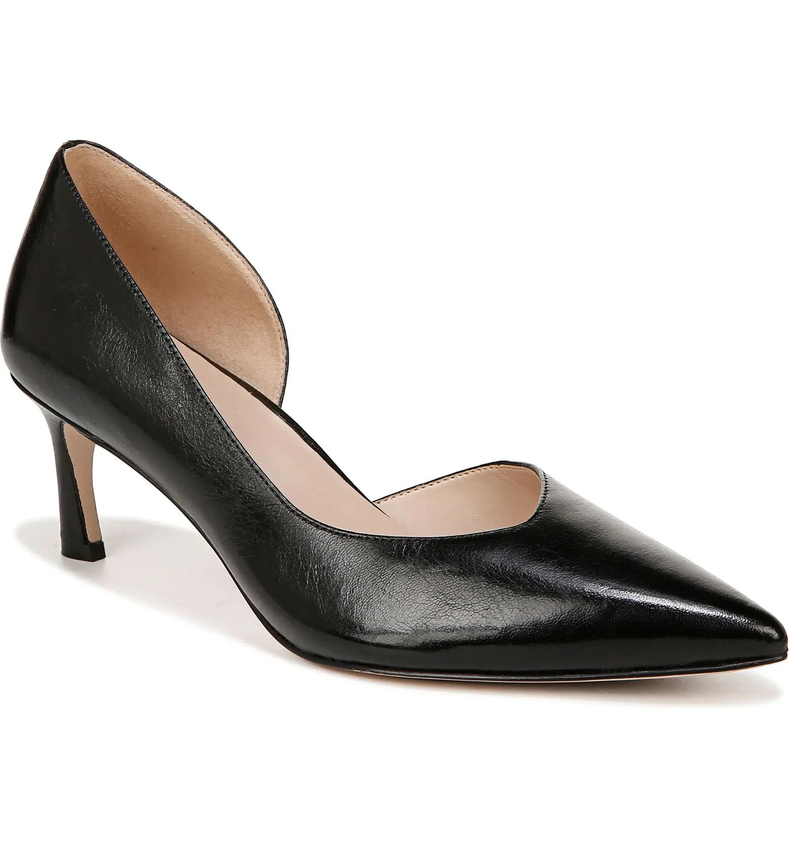 Faith Half d'Orsay Pointed Toe Pump (Women) | Nordstrom