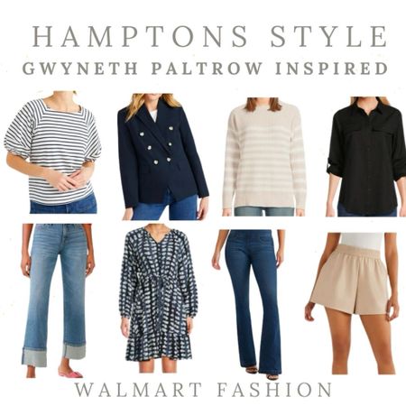 #WalmartPartner Looks for less…. Celebrity inspired fashion! I love Gwyneth Paltrow’s effortless Hamptons style and replicated some of her looks on a Walmart budget! 

Shop the looks below, quickly, because jeans always sell out!   

#ad @walmartfashion @walmart #walmartfashion #walmart #walmartfinds 

#LTKover40 #LTKstyletip #LTKfindsunder50