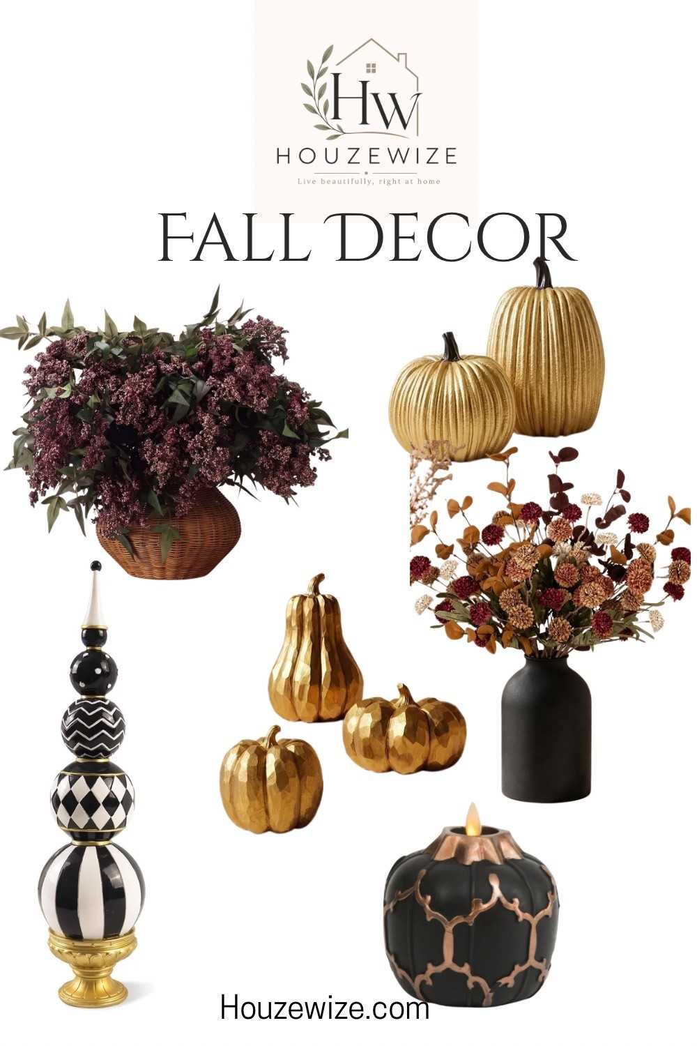 Fall decor, New arrivals, decorative pumpkins, faux fall  stems
