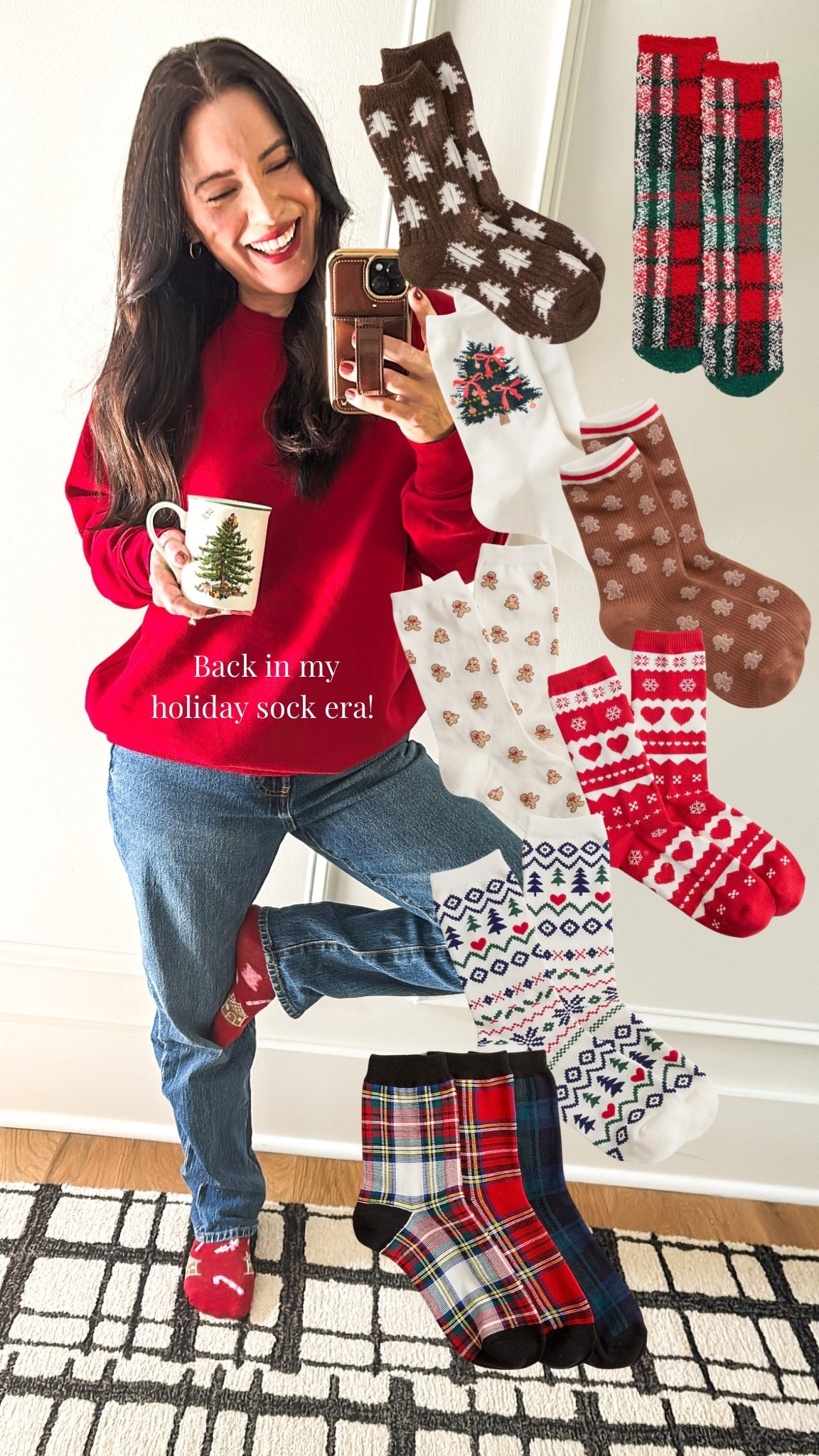 I live for holiday socks! ♥️🎄🧦
~ There’s a $3 deal at Old Navy today. 
~ 3 for $20 at Old Navy 
~ 25% off at Aerie 
They make great stocking stuffers! 

#LTKGiftGuide #LTKHoliday #LTKSaleAlert