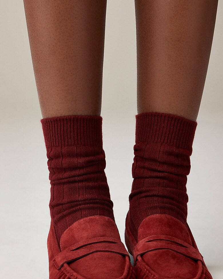 Cashmere-blend trouser socks | J. Crew US