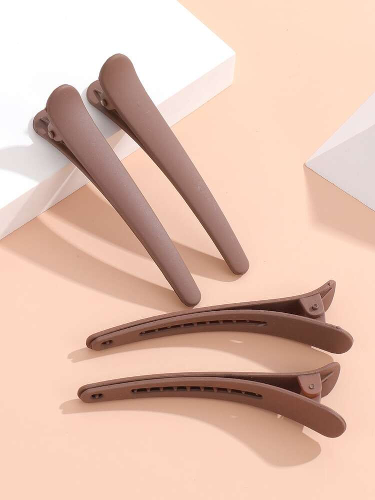 4pcs Solid Hair Styling Clip | SHEIN