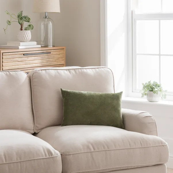 Velour Rectangular Cushion Cover | Dunelm