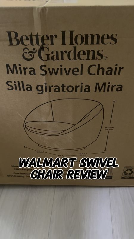 Check out my review of the Walmart swivel chair! It’s a deal! A great find!

#LTKHome