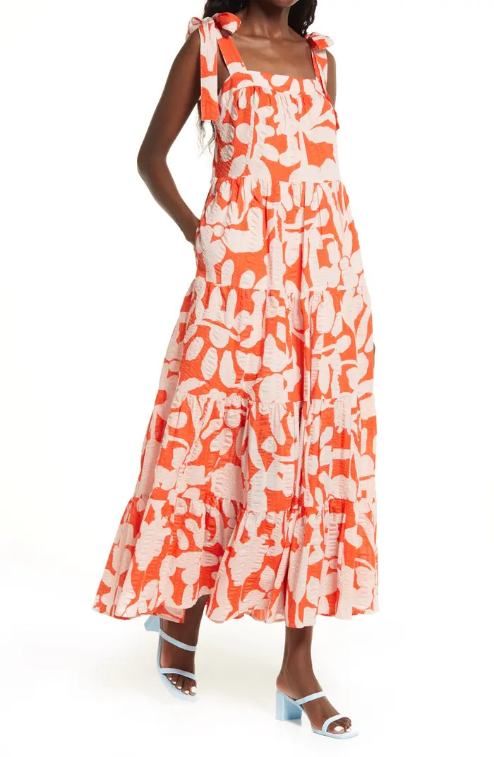 Cristina Martinez Print Tiered Sundress | Nordstrom
