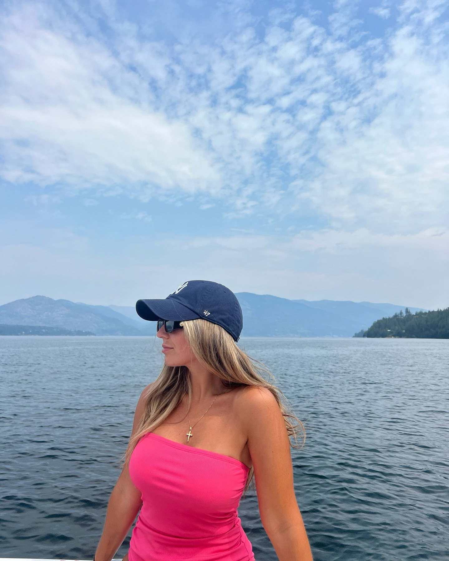 Pink one piece swim set. 

#LTKCon #LTKActive #LTKOver40