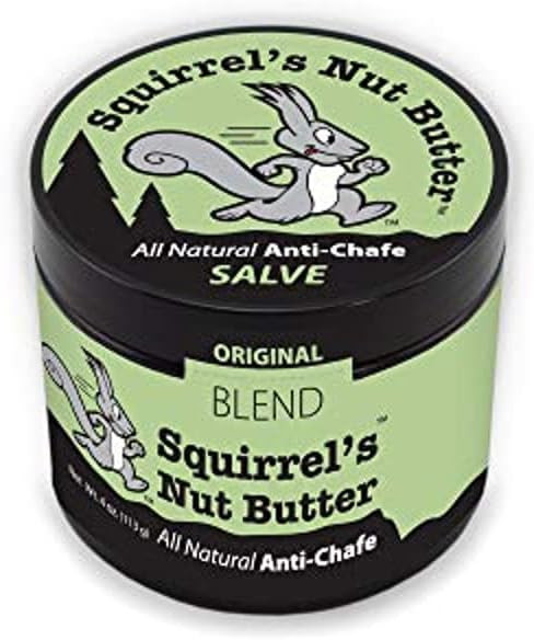 Squirrel's Nut Butter All Natural Anti Chafe Salve, Tub, 8oz | Amazon (US)