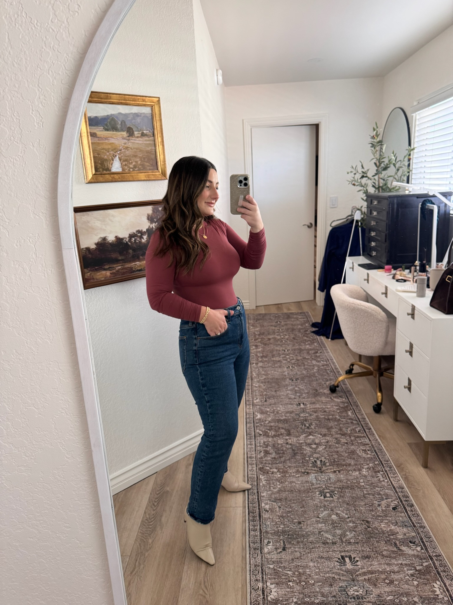 Favorite jeans! Petite sizing available! 

Long sleeve crew size small 
Ankle straight jeans size 29 short (run slightly small- if between sizes then size up)

#LTKAF #AFLTK Abercrombie style Petite fashion, Amazon finds

#LTKStyleTip #LTKFindsUnder100 #LTKSeasonal