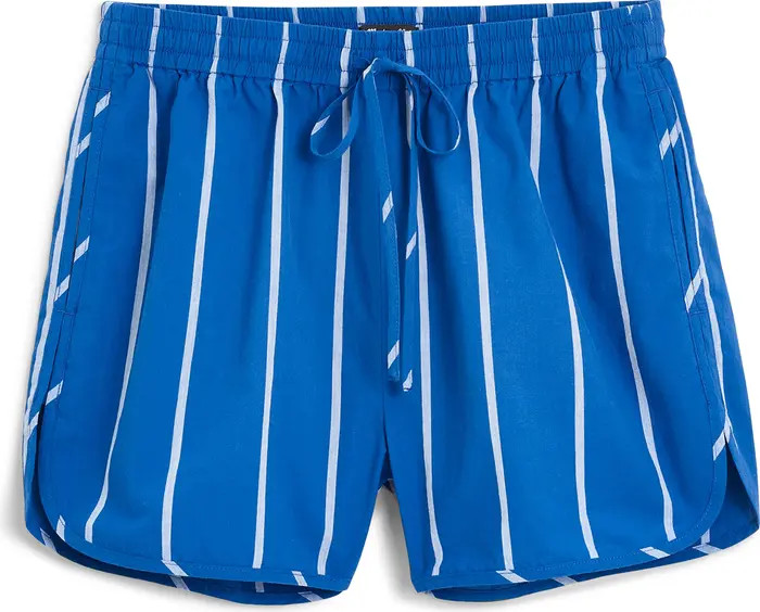 Dolphin Hem Cotton Crinkle Shorts | Nordstrom