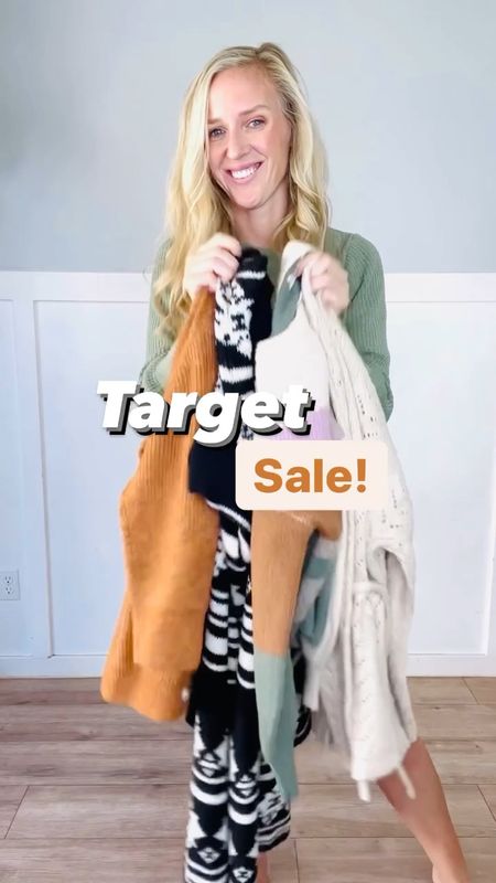 Target sale! 30% off sweaters and denim! I’m wearing a small in each cardigan and sweater, denim run true to size! 

#LTKsalealert #LTKunder50 #LTKSeasonal