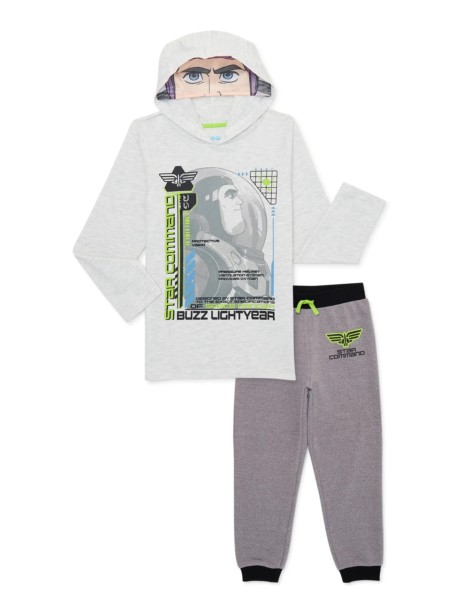 Buzz Lightyear Boy Cosplay Hoodie and Joggers Outfit Set, 2-Piece, Sizes 4-10 | Walmart (US)