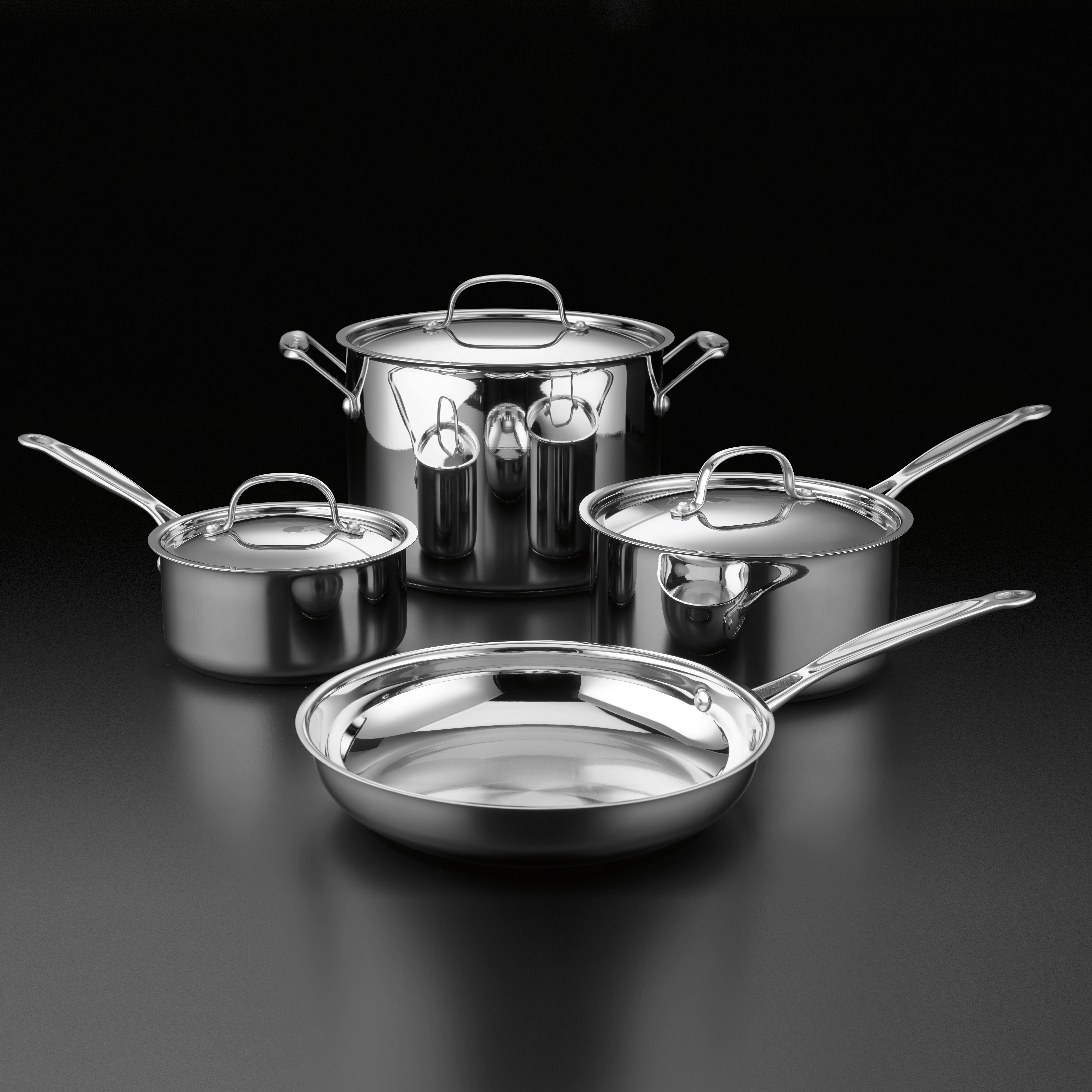 Cuisinart Chef's Classic 7 Piece Stainless Steel Cookware Set & Reviews | Wayfair | Wayfair North America