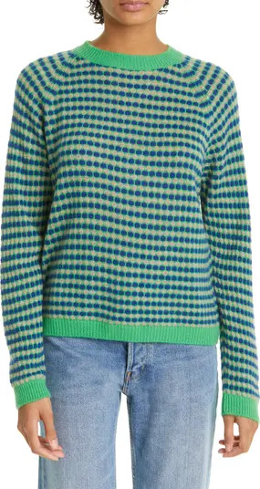 Honeycomb Crewneck Cashmere Sweater | Nordstrom