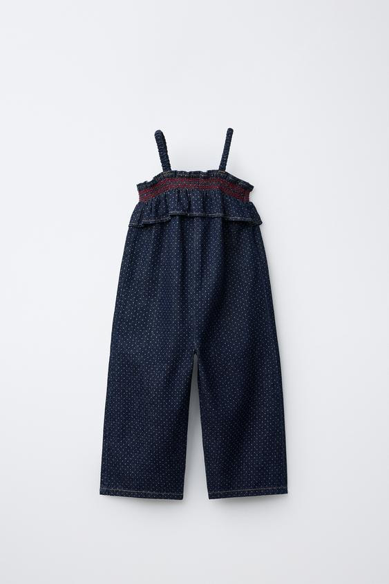 SALOPETTE LONGUE IMPRIMÉE À POIS | Zara FR