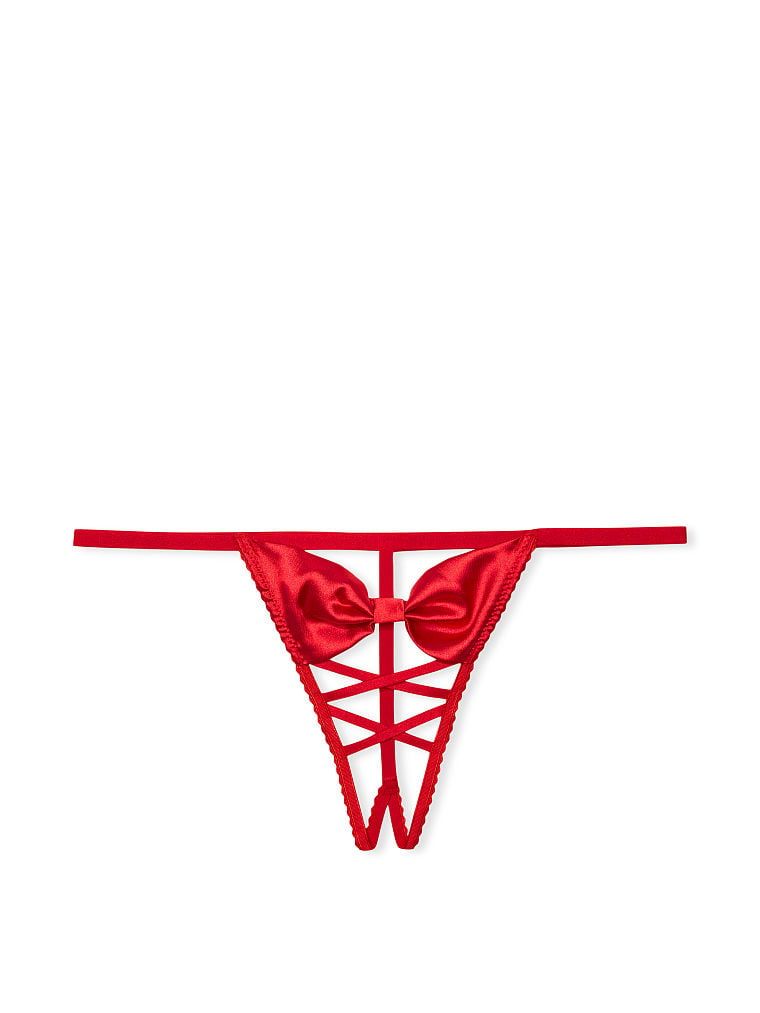 Bow Lace-Up V-String Panty - Panties - Victoria's Secret | Victoria's Secret (US / CA )