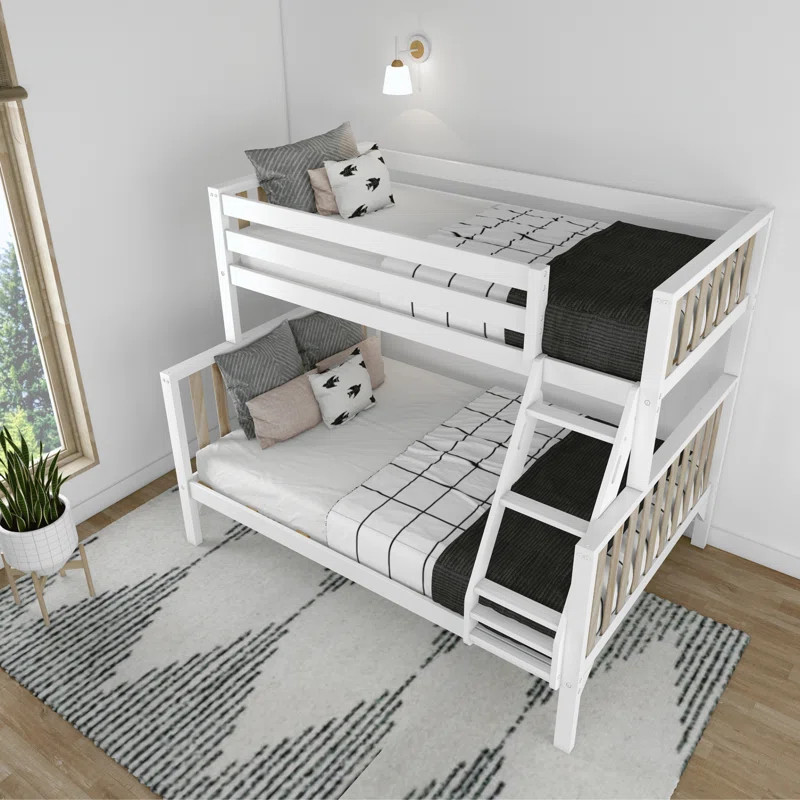 Brubaker Twin over Full Solid Wood Standard Bunk Bed | Wayfair North America