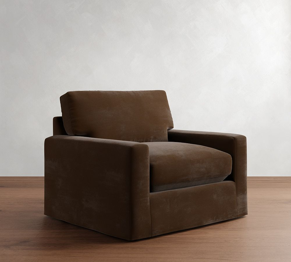 PB Comfort Modern Square Arm Replacement Slipcovers | Pottery Barn (US)