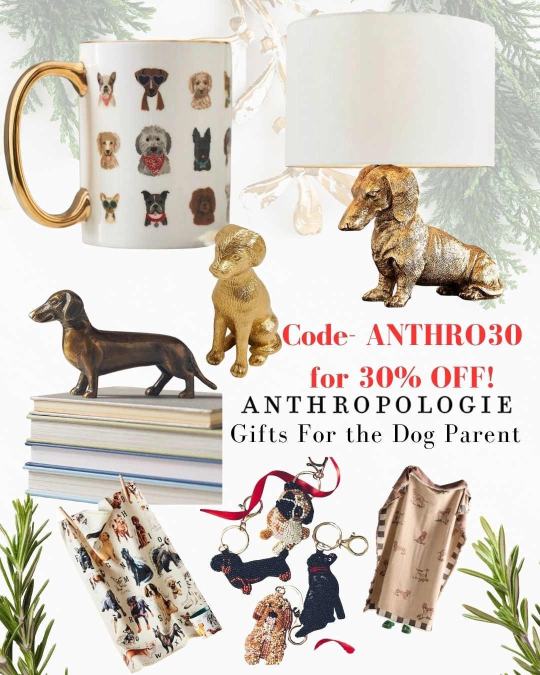 30% OFF ANTHROPOLOGIE!! What!? Now is the perfect time to grab your Christmas gifts for family & friends and favorite dog parent! 🐾 perfect gifts that are thoughtfully selected 🩷
Anthropologie, gifts for her, gifts for dog parent, gifts for coworkers, coffee cup, keychain, Labrador, corgis, dachshund, golden doodle, retriever, blanket, lamp 

#LTKGiftGuide #LTKSeasonal #LTKCyberWeek