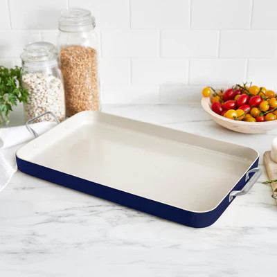 Rio Double Griddle | Navy | GreenPan
