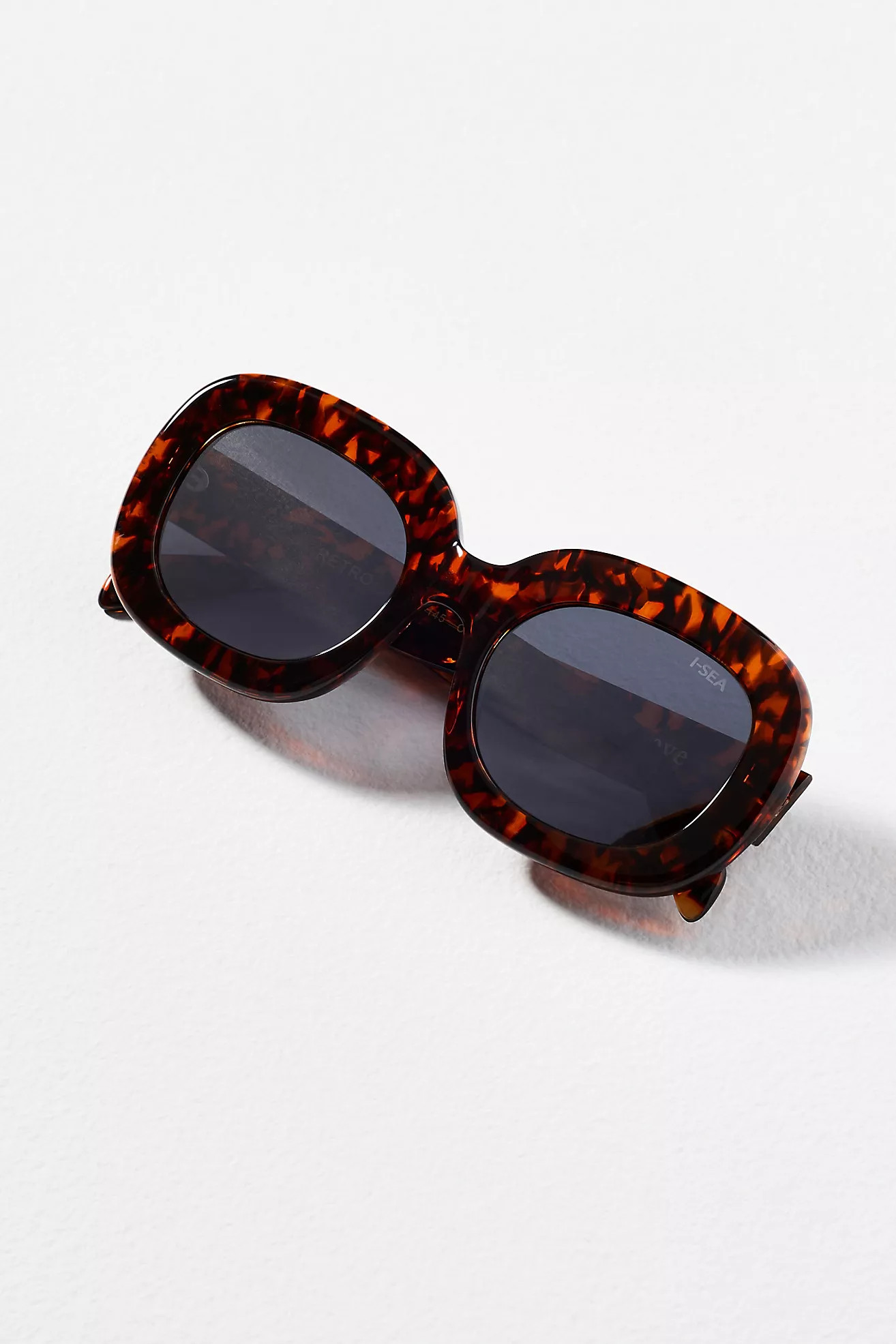I-SEA Oversized Oval Retro Tort Sunglasses | Anthropologie (US)