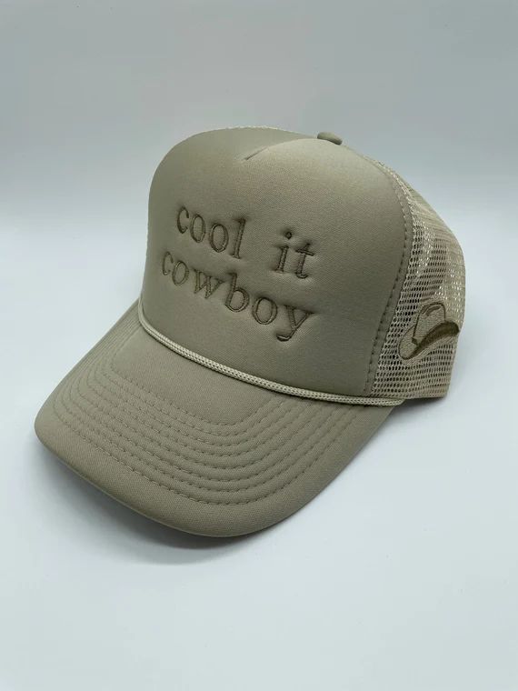 Cool It Cowboy Trucker Hat | Etsy (US)