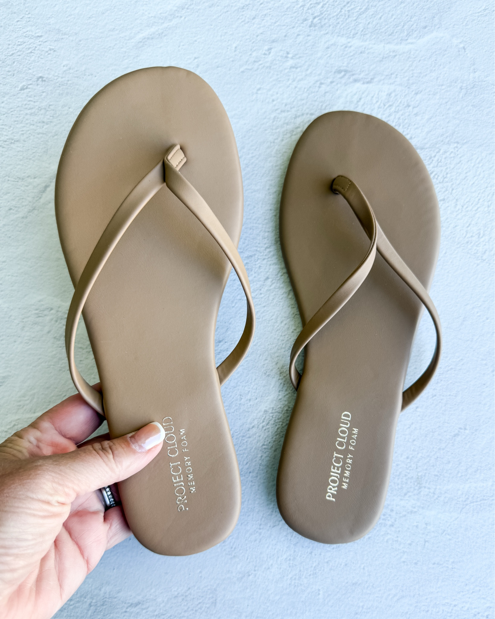 Project Cloud Flip Flops for Women Footwear- Lightweight and Memory Foam Insole Sandals in Taupe

#LTKSeasonal #LTKSwim #LTKTravel