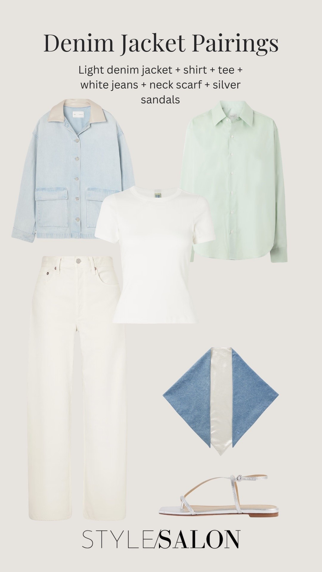 Denim jacket pairings 

Jacket - top – bag - shoe – flat – accessories 

#LTKSeasonal #LTKootd