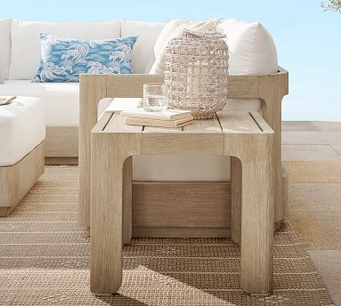 Aptos Square Outdoor Side Table (23") | Pottery Barn (US)