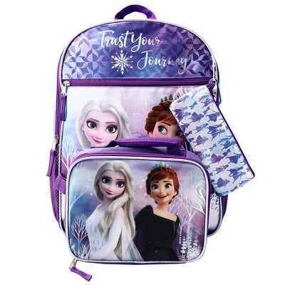 Frozen 16 inch Backpack 4-piece Set with lunch box for girls | Target