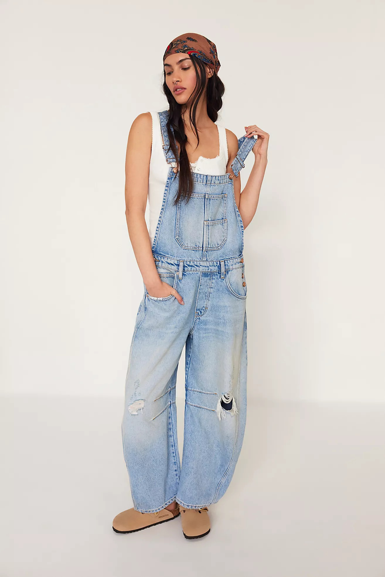We The Free Good Luck Barrel Overalls | Free People (Global - UK&FR Excluded)