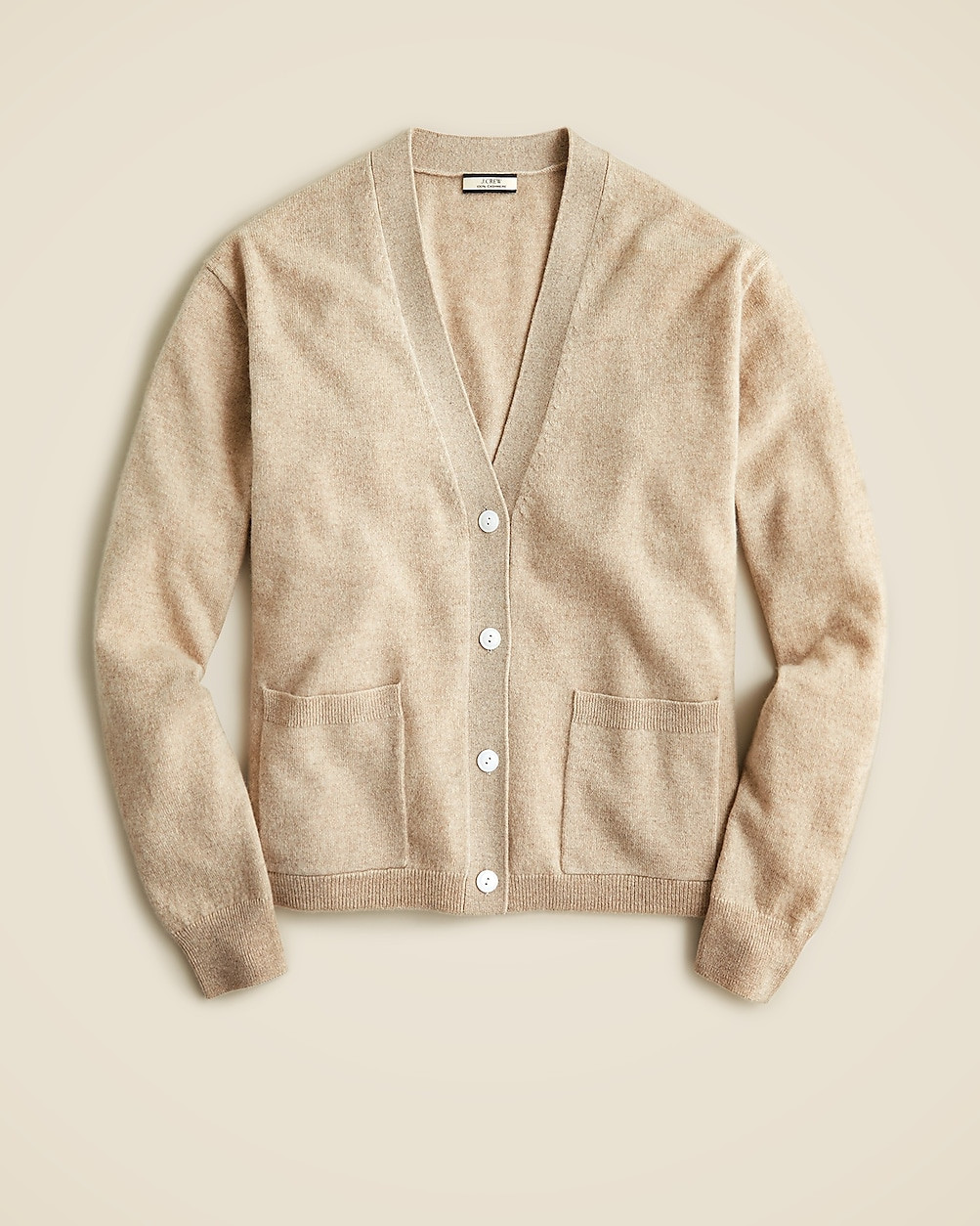 Cashmere patch-pocket cardigan sweater | J. Crew US