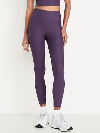 High-Waisted PowerSoft 7/8 Pocket Leggings | Old Navy (US)