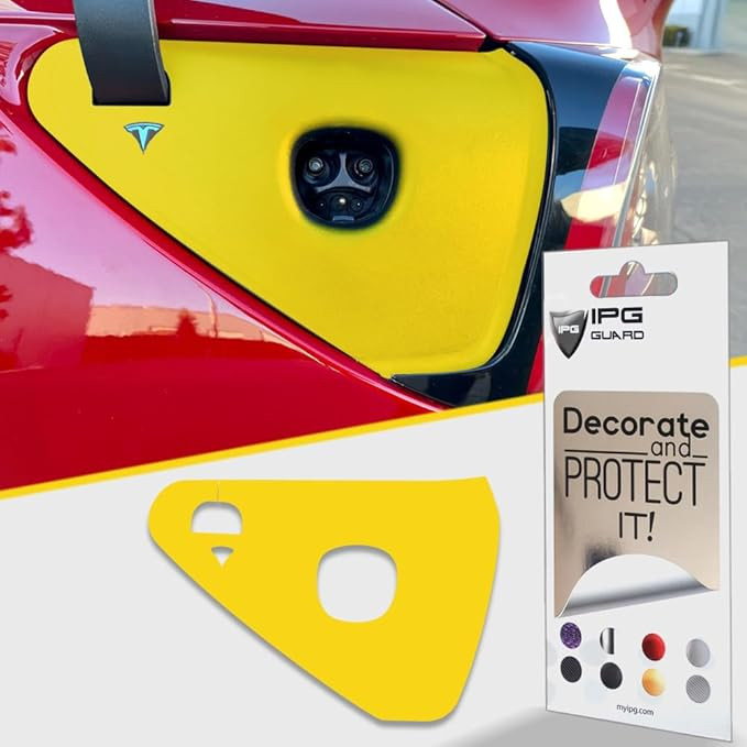 IPG for Tesla Model 3 - Model Y Charge Port 2021-23 Wrap Decals Stickers - Emblem Do it Yourself ... | Amazon (US)