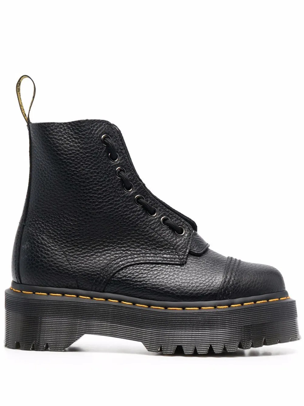 Dr. Martens Sinclair leather platform boots - Black | Farfetch Global