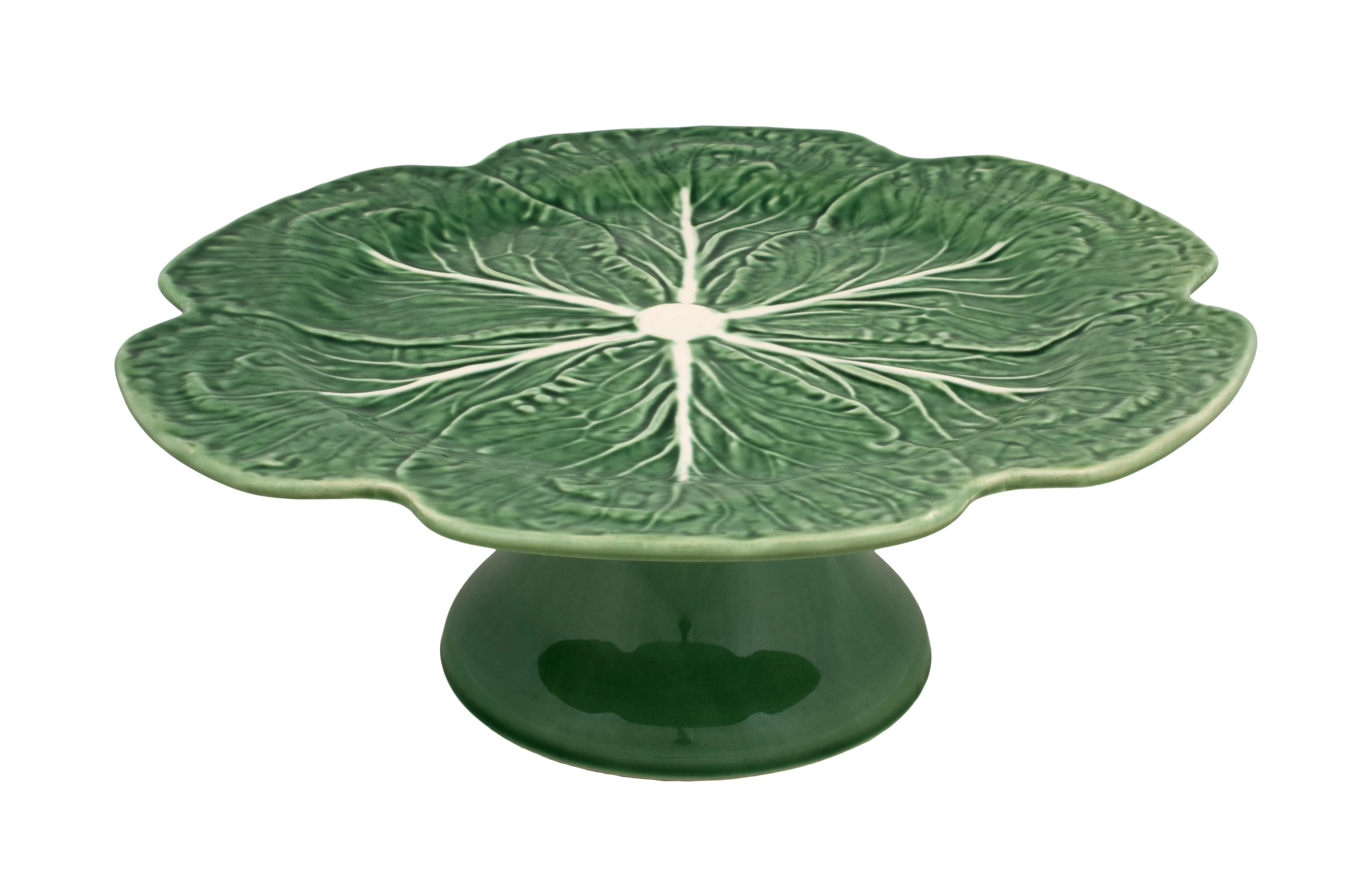 Cabbage Earthenware Cake Stand | Birch Lane
