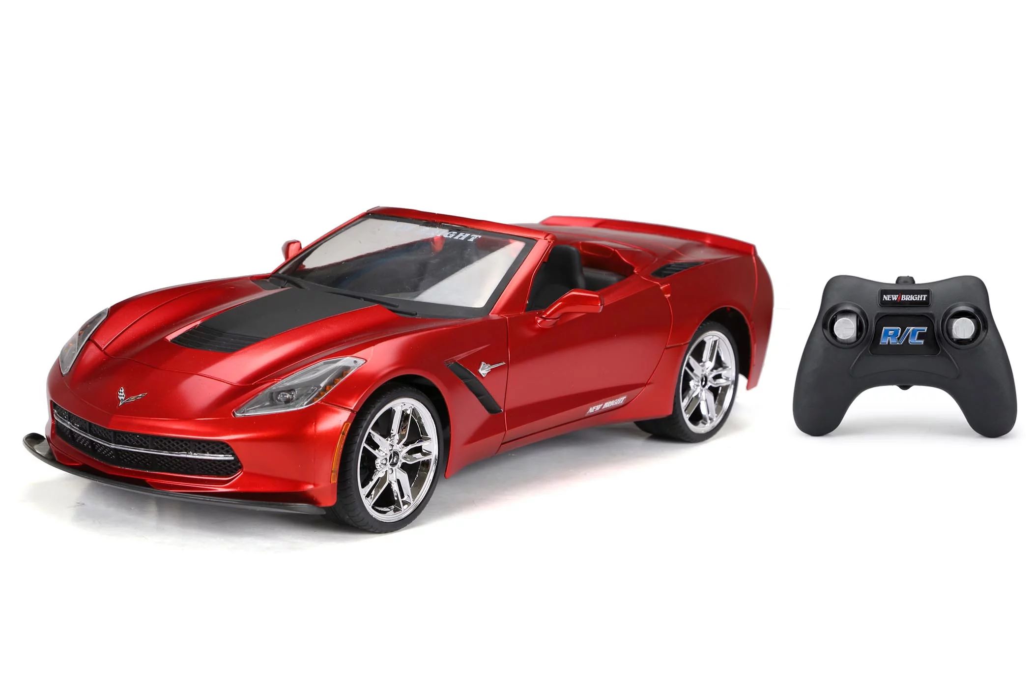 New Bright (1:8) Corvette Battery Radio Control Sports Car, 60816U-R - Walmart.com | Walmart (US)