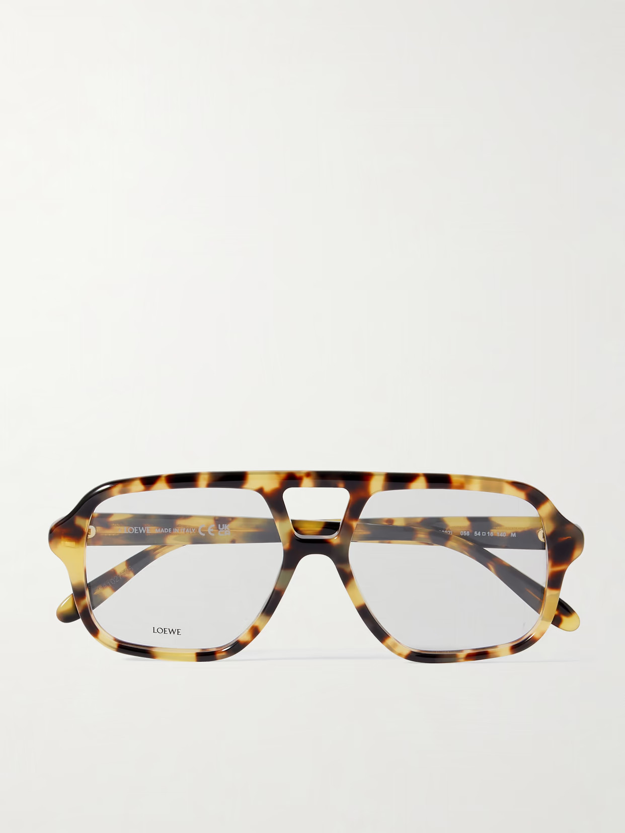 Loewe - Aviator-style Tortoiseshell Acetate Optical Glasses - Brown | NET-A-PORTER (UK & EU)